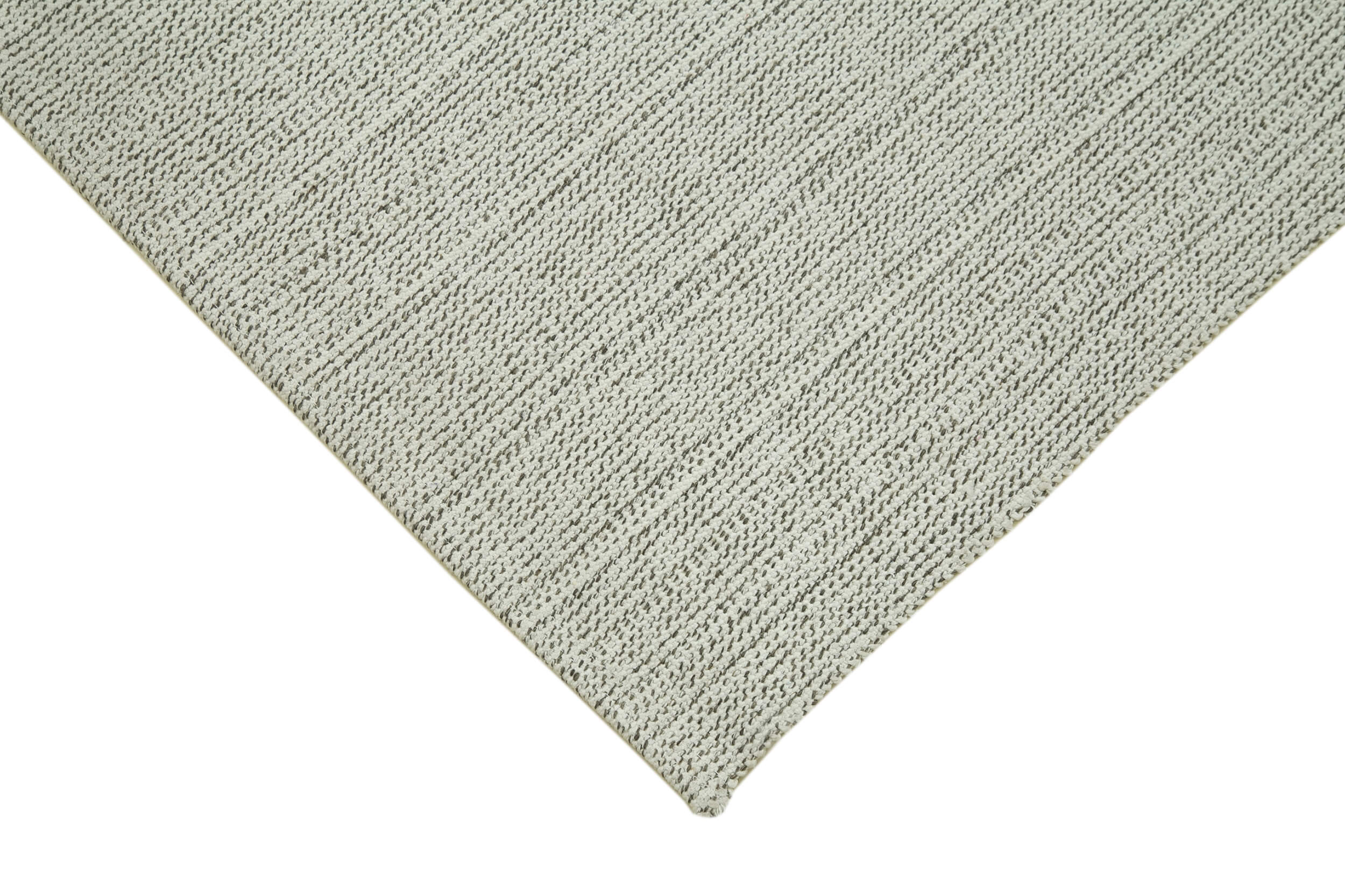 Vintage Flatweave Rug – Hand Woven Area Rug | Cotton Wool Carpet 3'4''x7'9''