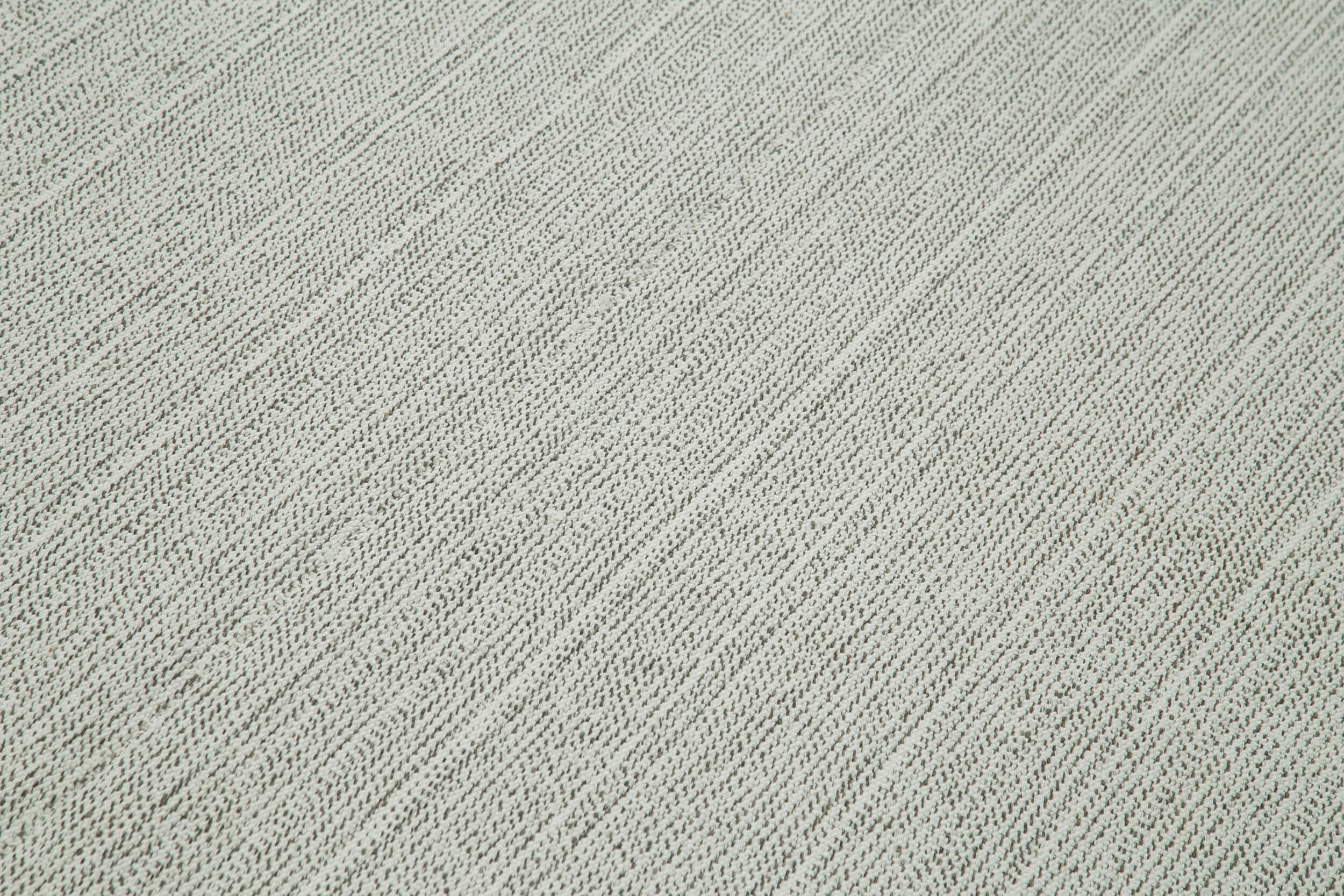 Vintage Flatweave Rug – Handmade Area Rug 6'9"x10'6" Beige Cotton Wool Carpet