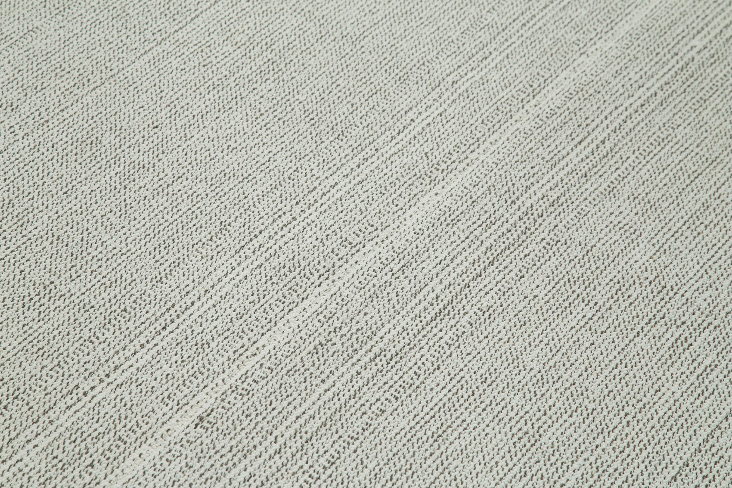 Vintage Flatweave Rug - Handmade Cotton Wool Area Rug 6'8''x9'8'' Beige Carpet