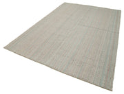 Vintage Flatweave Rug - Handmade Area Rug 6'9''x10'0'' | Durable Cotton Wool Carpet