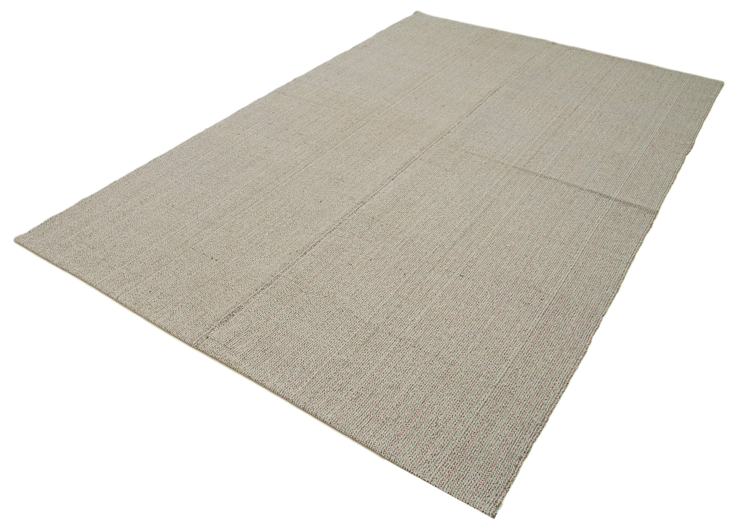Vintage Flatweave Rug – Handmade Area Rug 5'11''x9'6'' | Soft Wool Cotton Carpet