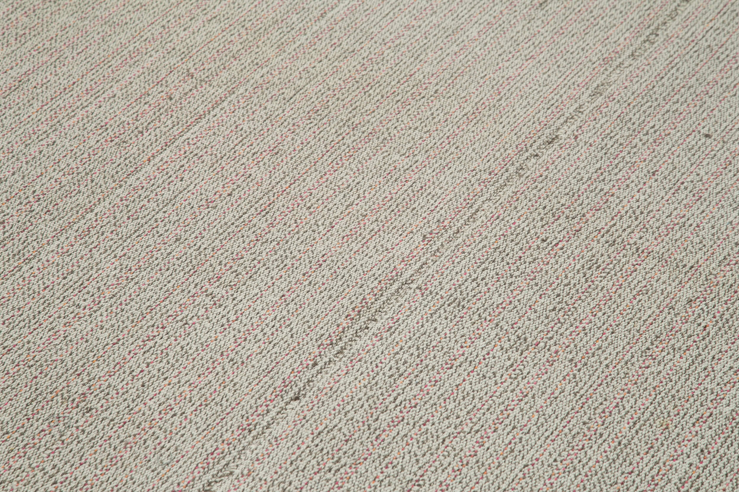 Vintage Flatweave Rug – Handmade Area Rug 5'11''x9'6'' | Soft Wool Cotton Carpet