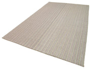 Vintage Flatweave Rug – Handmade Area Rug With Soft Wool Texture & Durable Cotton Weave 6'11''x11'6''