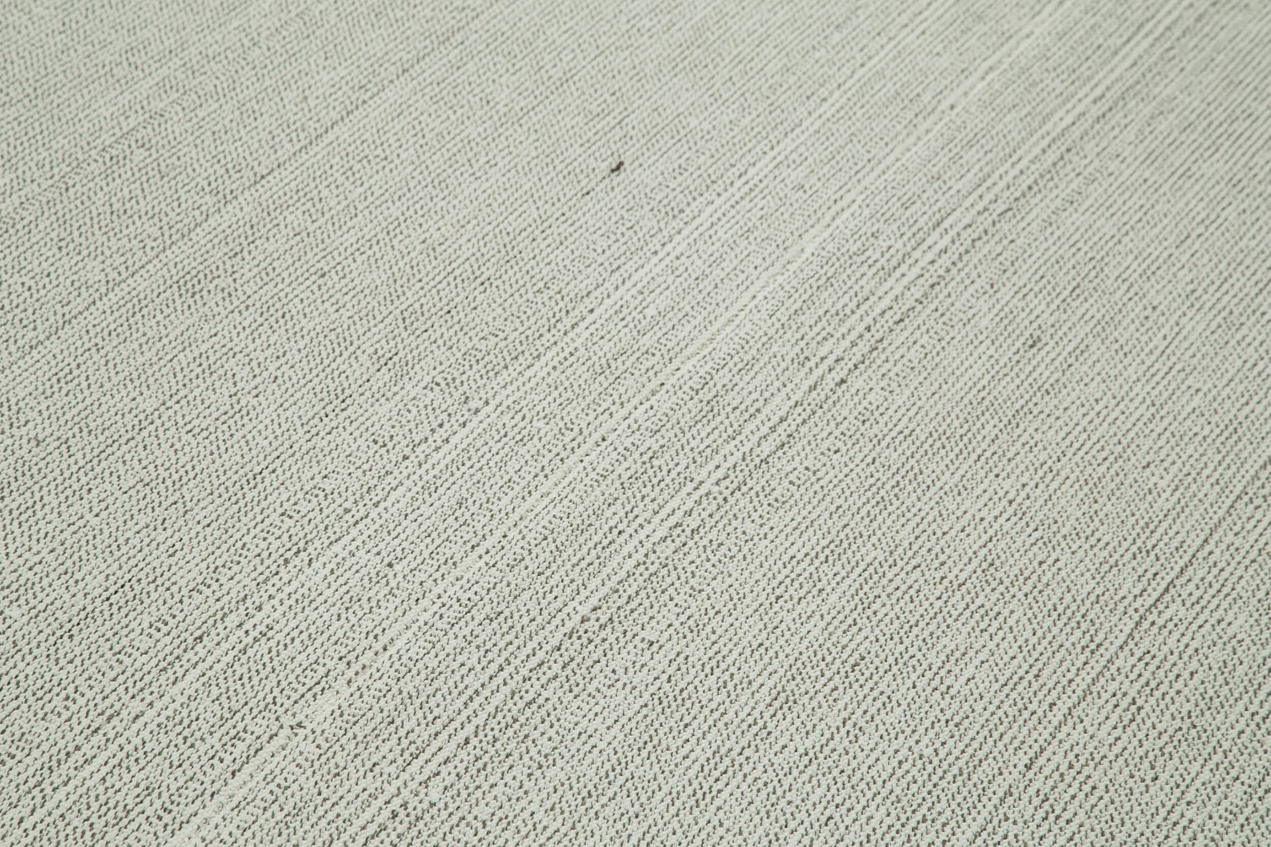 Vintage Flatweave Rug - Handmade Area Rug Cotton Wool Carpet 6'8'' x 11'4'' Beige