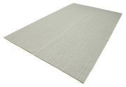 Vintage Flatweave Rug – Handmade Area Rug 6'9'' x 11'3'' | Cotton Wool Carpet