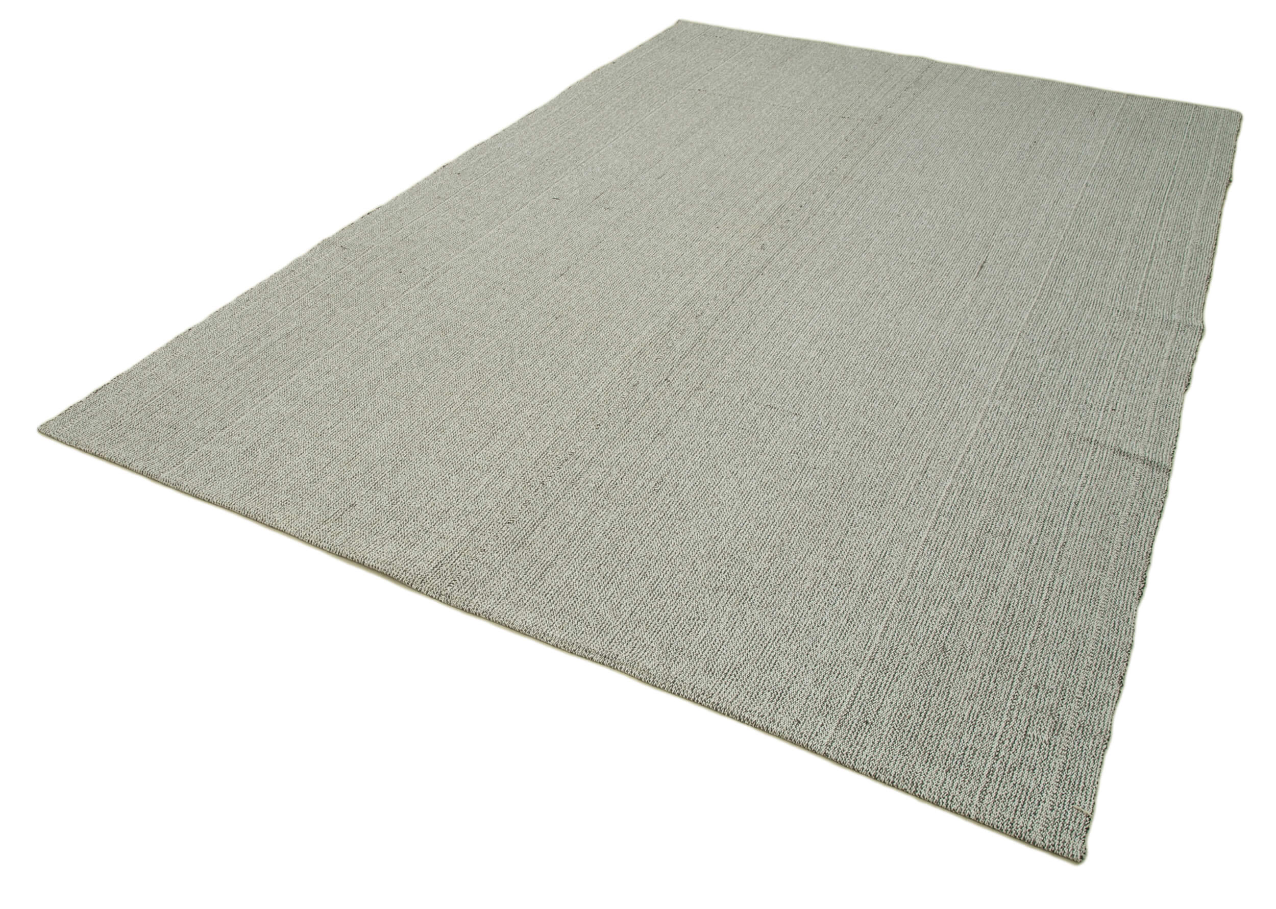 Vintage Flatweave Rug – Handmade Area Rug with Soft Wool Texture & Durable Flatweave Design 6'7''x10'5''