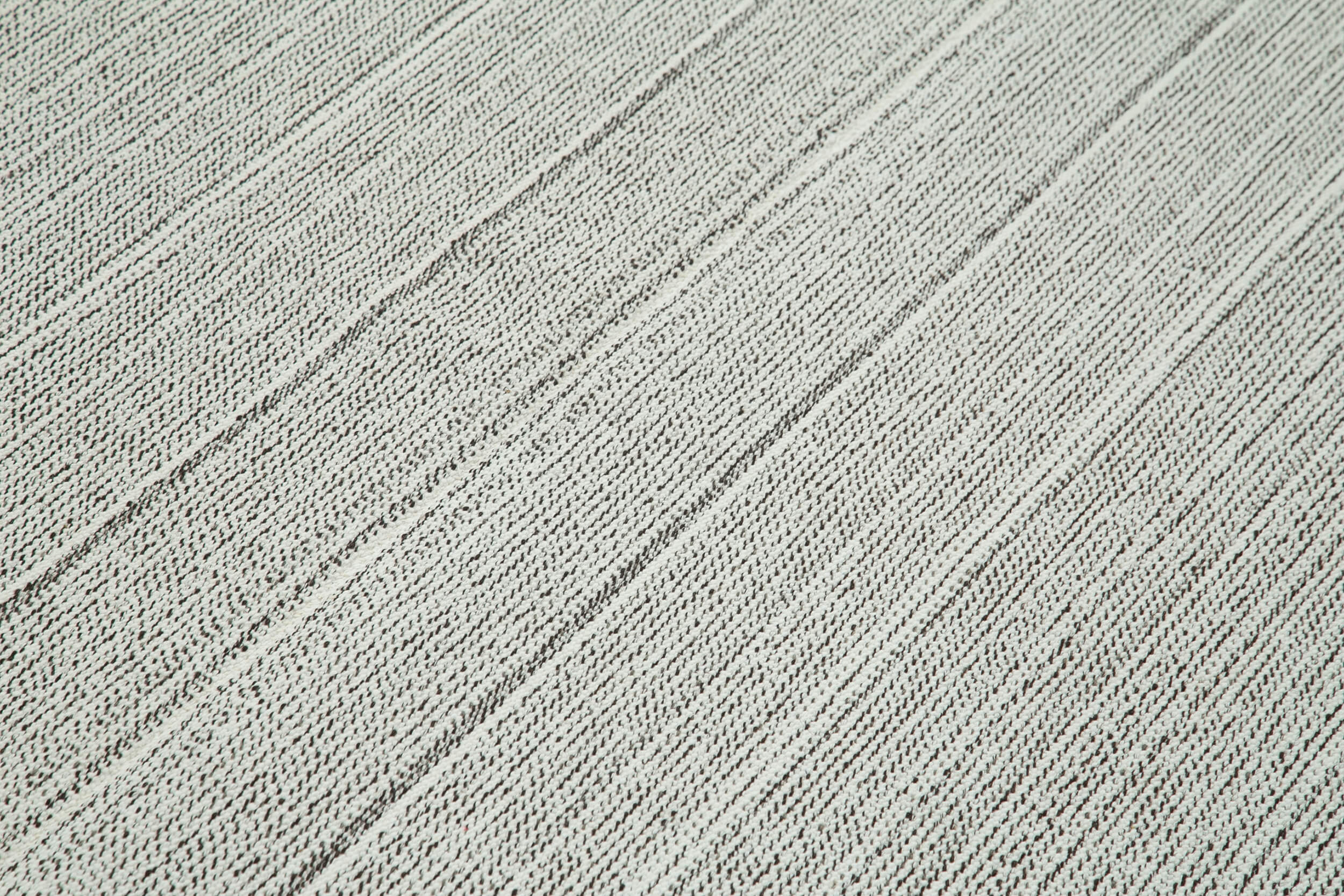 Vintage Flatweave Rug – Handmade Cotton Wool Carpet, Beige Neutral Area Rug 6'8''x9'9''