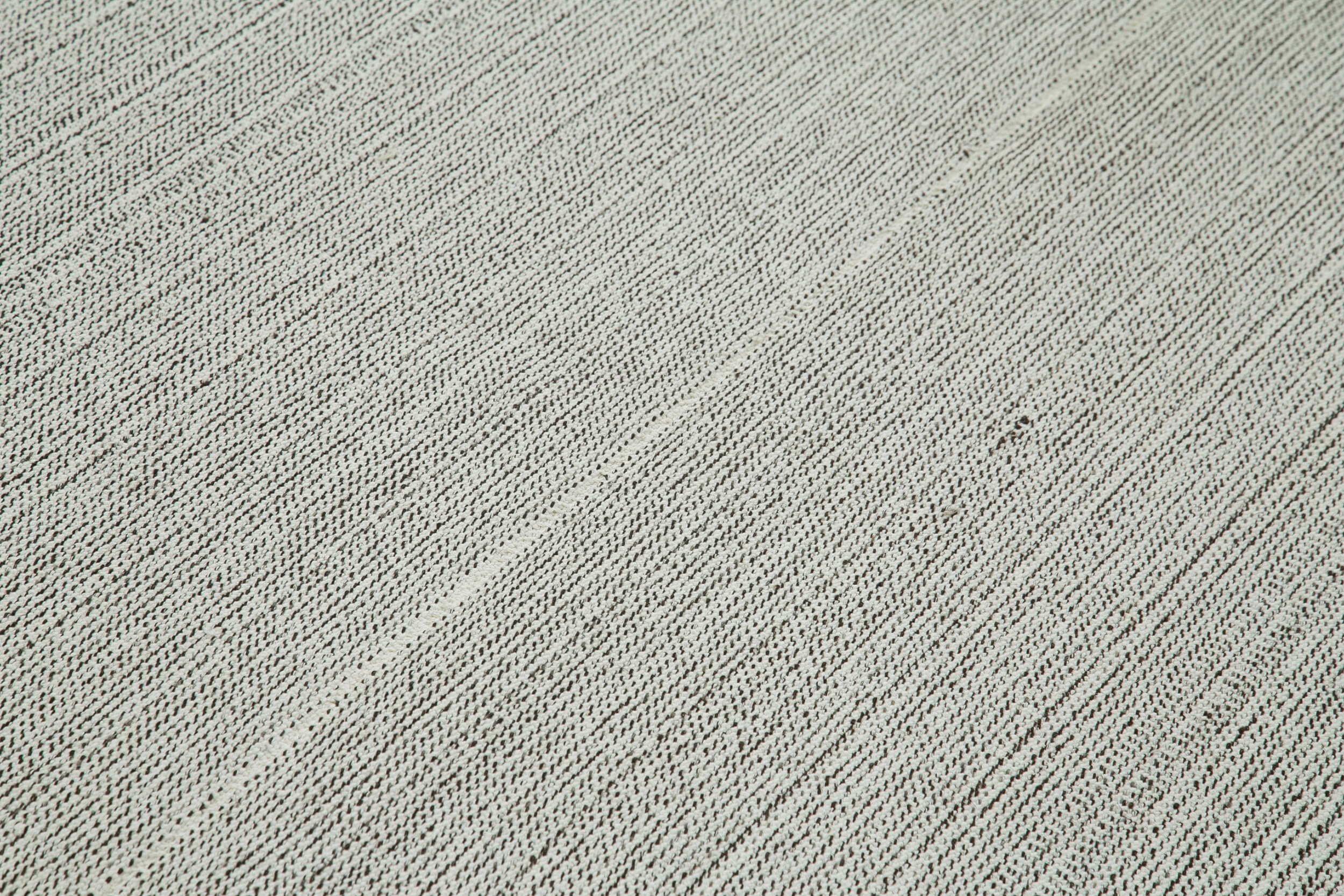 Vintage Flatweave Rug – Handmade Area Rug with Wool Cotton Blend, Beige Vintage Carpet 6'8''x10'