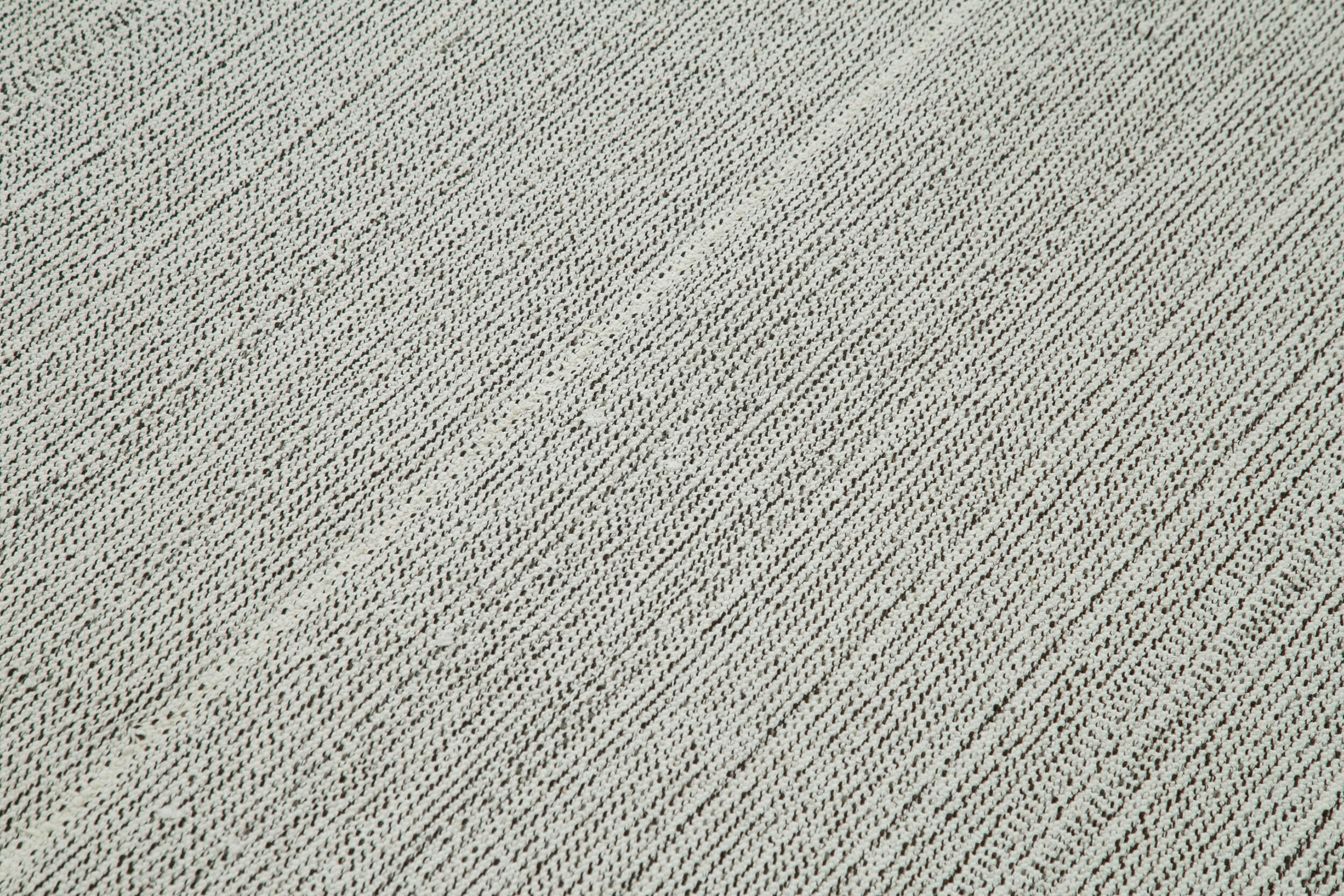 Vintage Flatweave Rug – Handmade Area Rug 6'8''x11'11'' | Cotton Wool Carpet