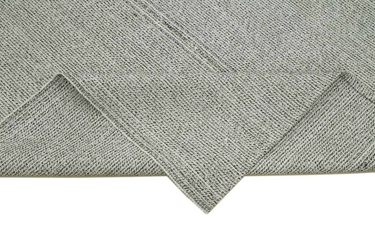 Vintage Flatweave Rug Featuring Hand Knotted Craftsmanship | Boho Style Carpet 7'10''x10'9''