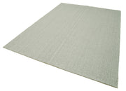 Vintage Flatweave Rug - Handmade Area Rug 6'8''x9'4'' | Cotton Wool Carpet
