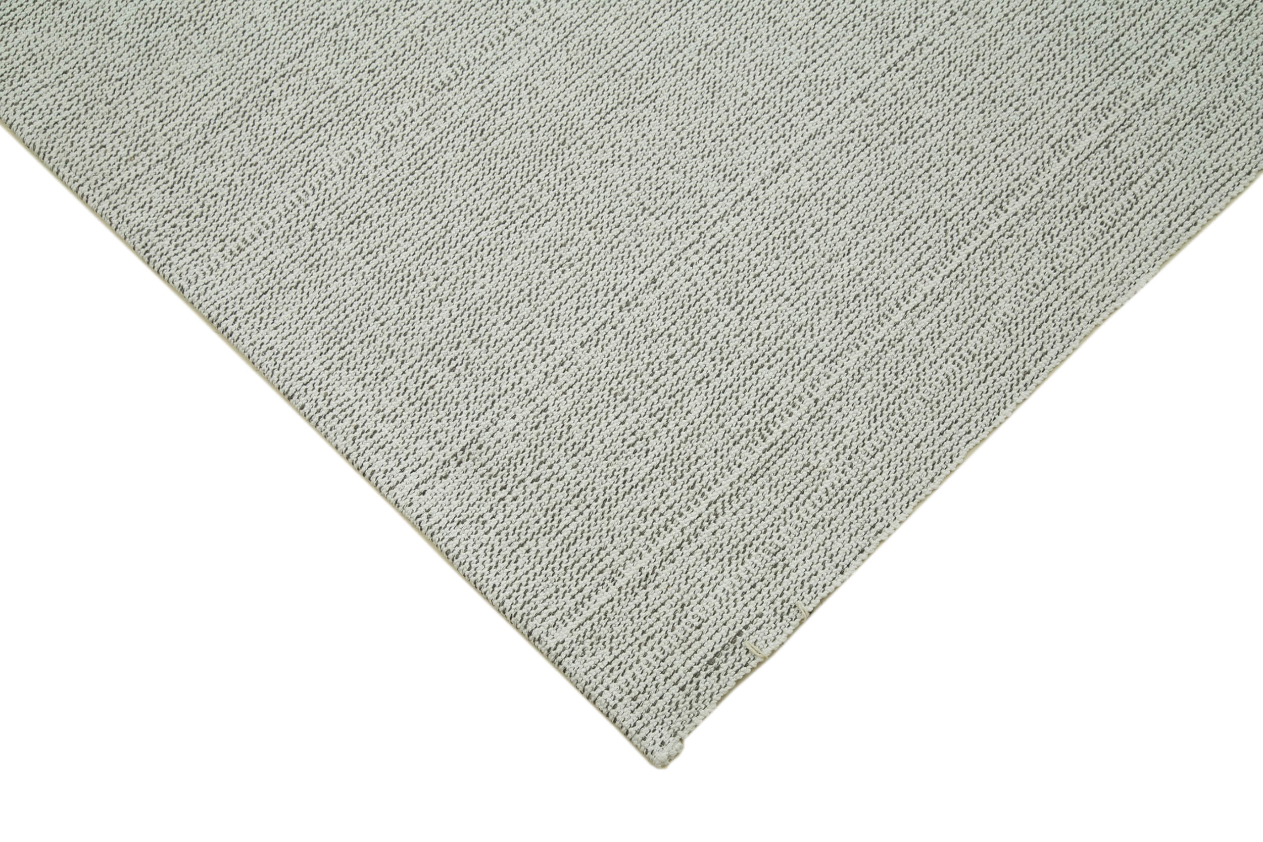 Vintage Flatweave Rug - Handmade Area Rug 6'8''x9'4'' | Cotton Wool Carpet