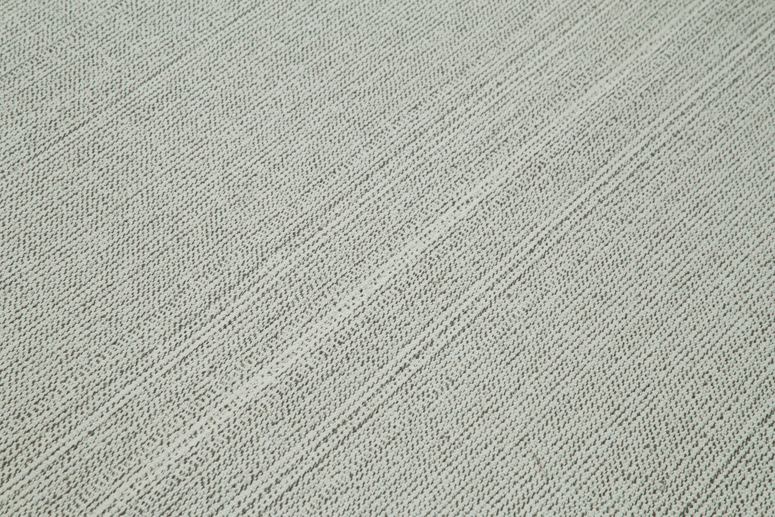 Vintage Flatweave Rug – Handmade Area Rug 6'9''x10'4'' Beige Cotton Wool Blend
