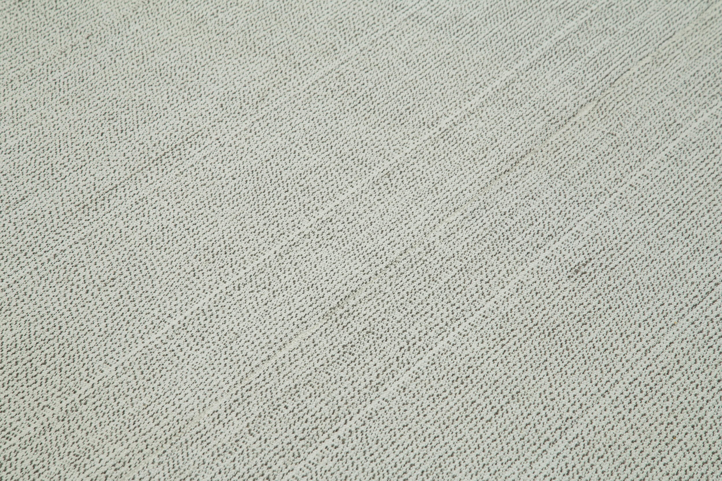 Vintage Flatweave Rug – Handmade Area Rug Cotton Wool Carpet 6'9''x10'11'' Beige