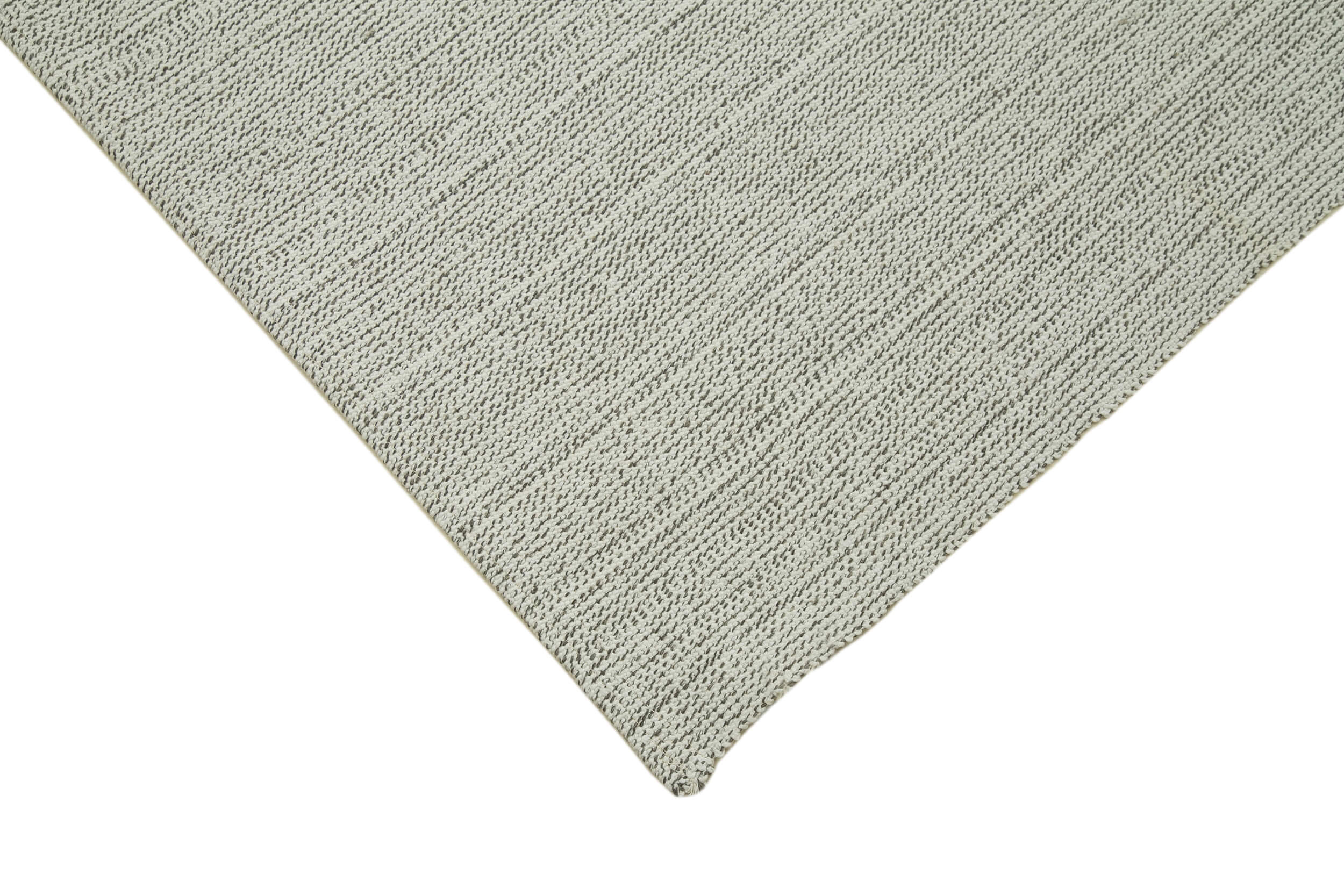 Vintage Flatweave Rug – Handmade Area Rug 6'8''x9'4'' | Durable Wool Cotton Carpet