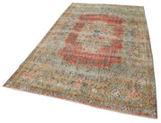Handmade Wool Area Rug | Turkish Wool Rug, Classic Vintage Carpet 5'6'' x 9'4''