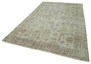 Handmade Wool Area Rug | Traditional Hand Knotted Turkish Wool Rug, Neutral Color