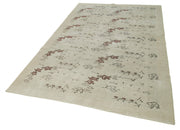Handmade Wool Area Rug | Hand Woven Carpet, Durable Cotton Weave, Neutral Color Rug