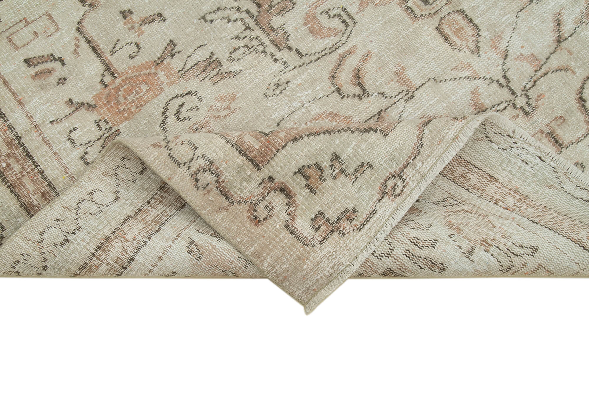 Handmade Wool Area Rug | Durable Cotton Weave, Soft Wool Floor Covering 6'0''x8'3''