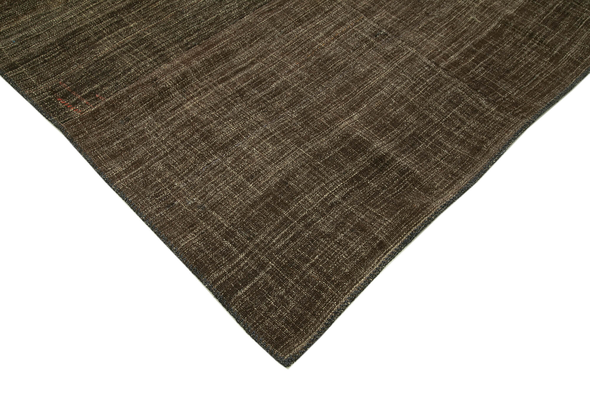 Handmade Kilim Rug - Brown Goat Hair Striped Area Rug | Durable Living Room Carpet