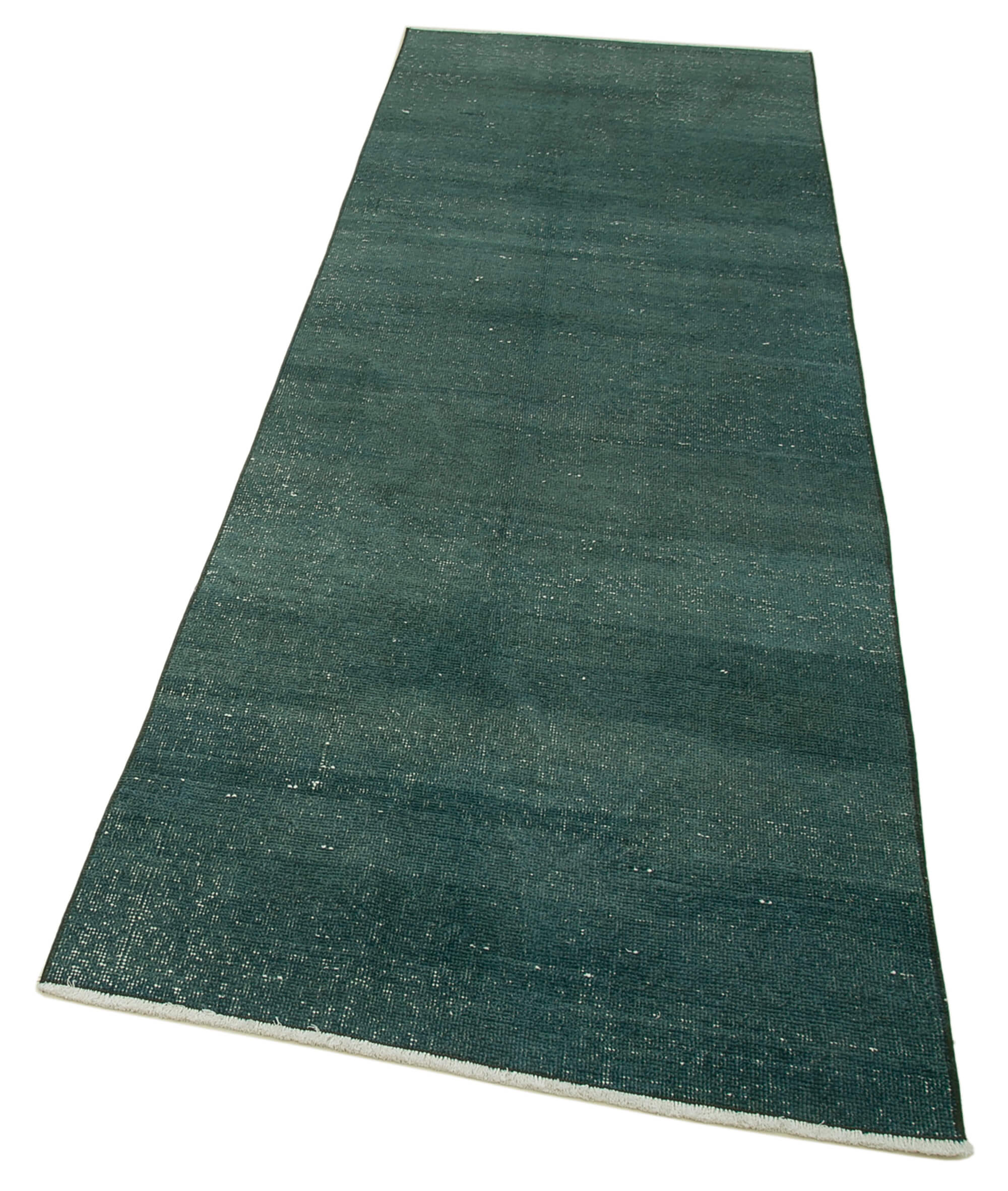 Handmade Vintage Area Rug – Overdyed Vintage Rug, Cotton Wool Carpet 2'11''x8'11''