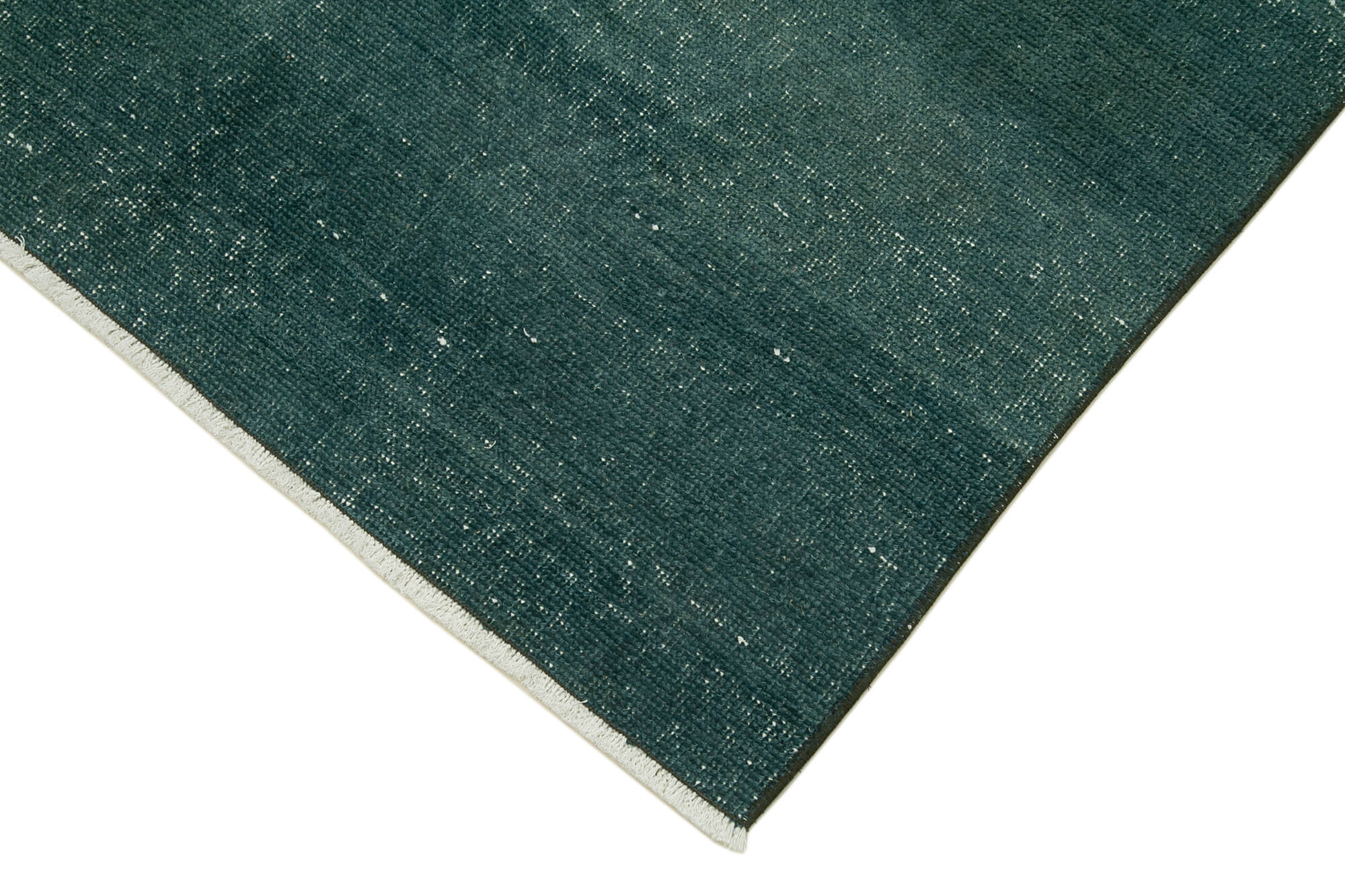 Handmade Vintage Area Rug – Overdyed Vintage Rug, Cotton Wool Carpet 2'11''x8'11''