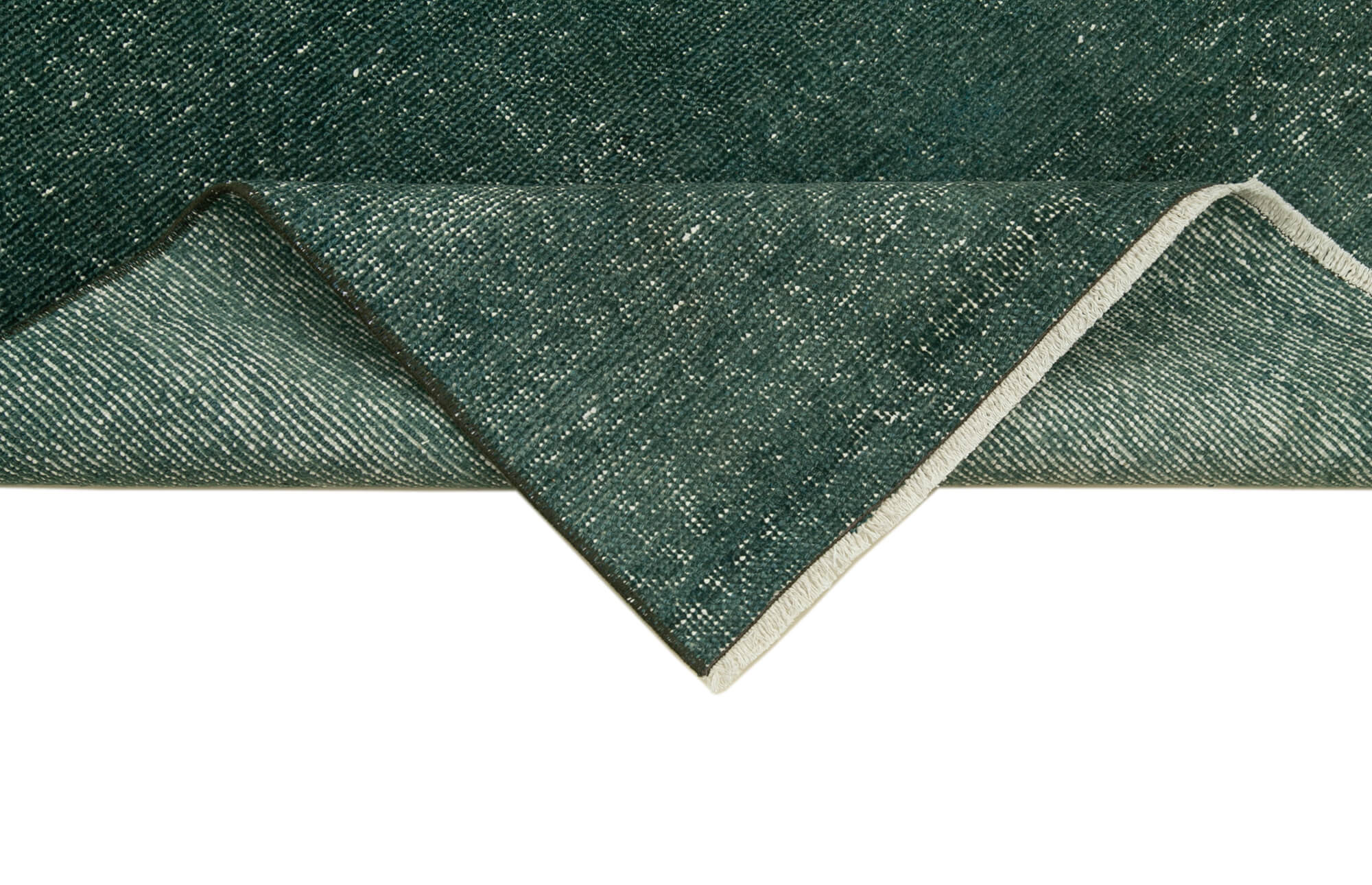 Handmade Vintage Area Rug – Overdyed Vintage Rug, Cotton Wool Carpet 2'11''x8'11''