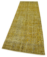 Handmade Vintage Area Rug - Overdyed Wool Rug, Turkish Vintage Carpet 2'11''x9'9''