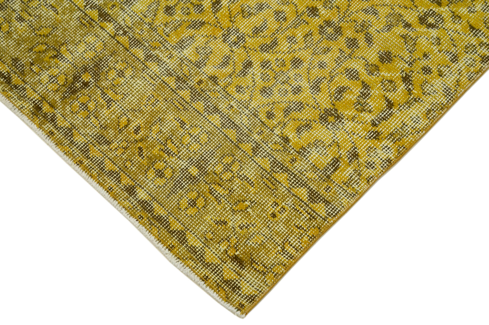 Handmade Vintage Area Rug - Overdyed Wool Rug, Turkish Vintage Carpet 2'11''x9'9''