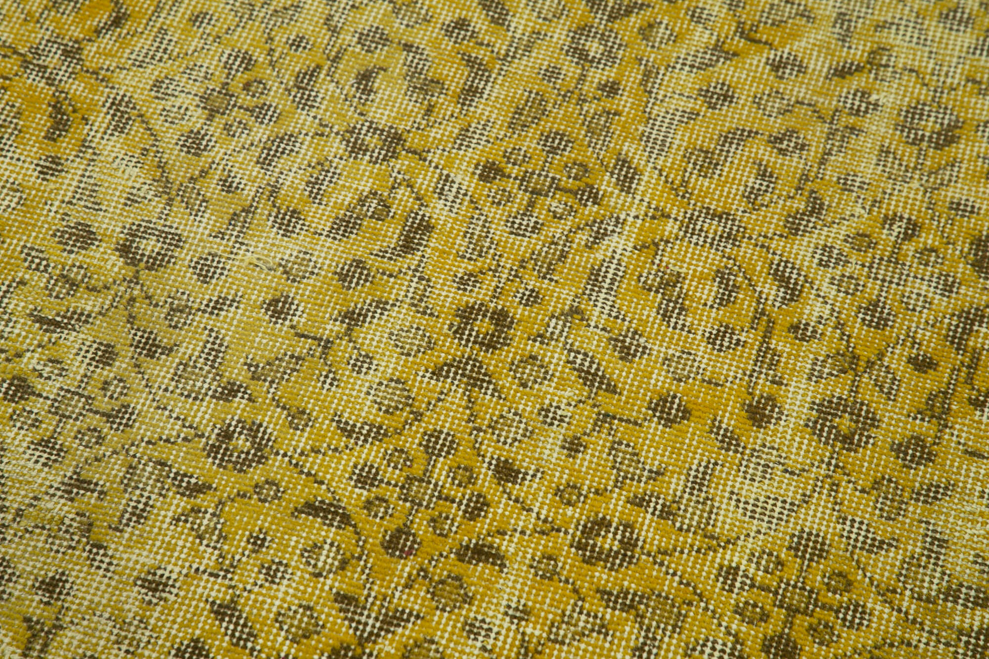 Handmade Vintage Area Rug - Overdyed Wool Rug, Turkish Vintage Carpet 2'11''x9'9''
