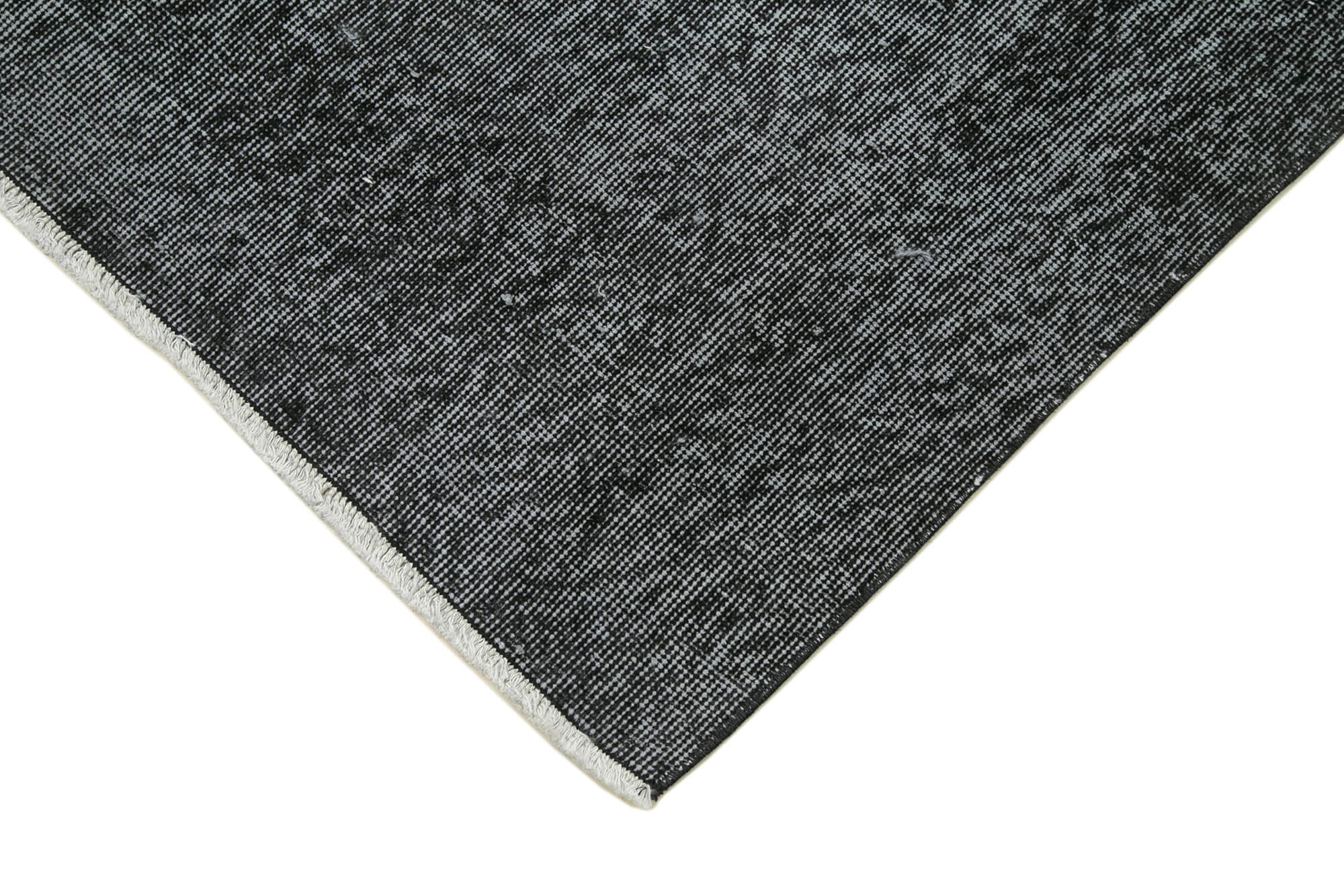 Handmade Vintage Area Rug – Overdyed Wool Rug | 2'7'' x 10'0'' Cotton Wool Carpet