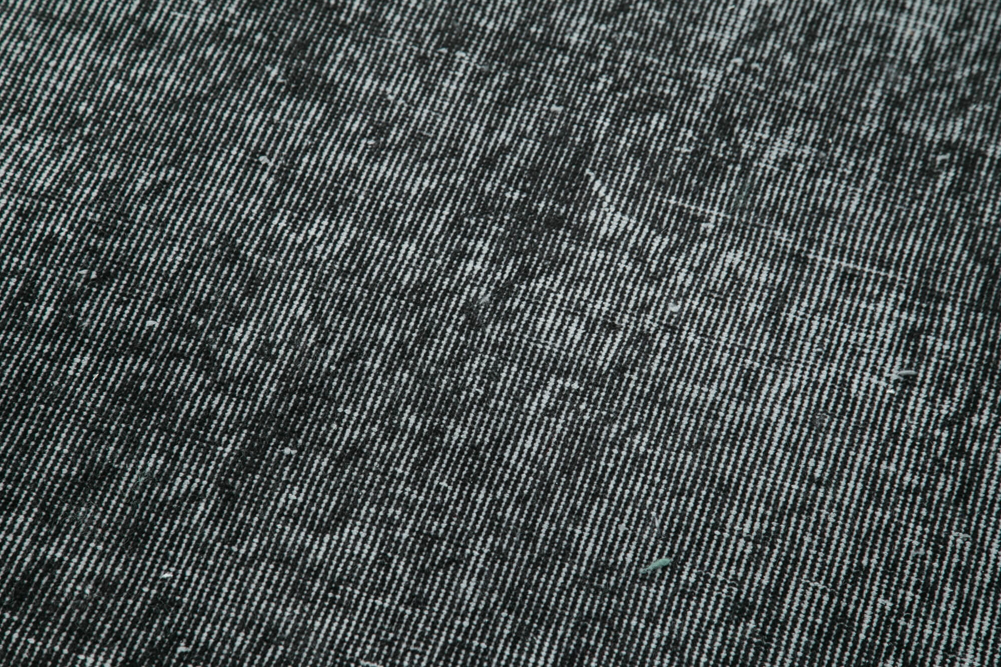 Handmade Vintage Area Rug – Overdyed Wool Rug | 2'7'' x 10'0'' Cotton Wool Carpet
