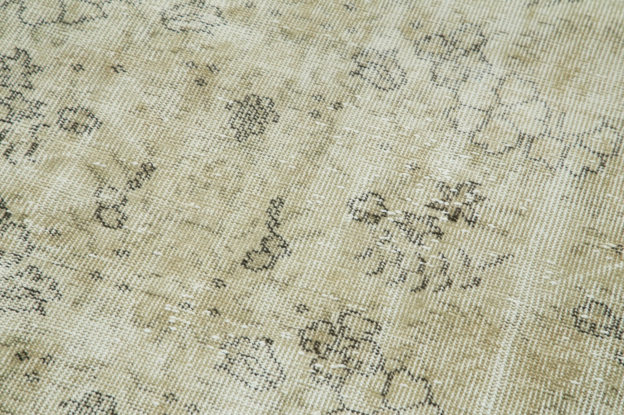 Handmade Vintage Area Rug – Overdyed Wool Rug | Soft Wool Floor Covering 3' x 10'