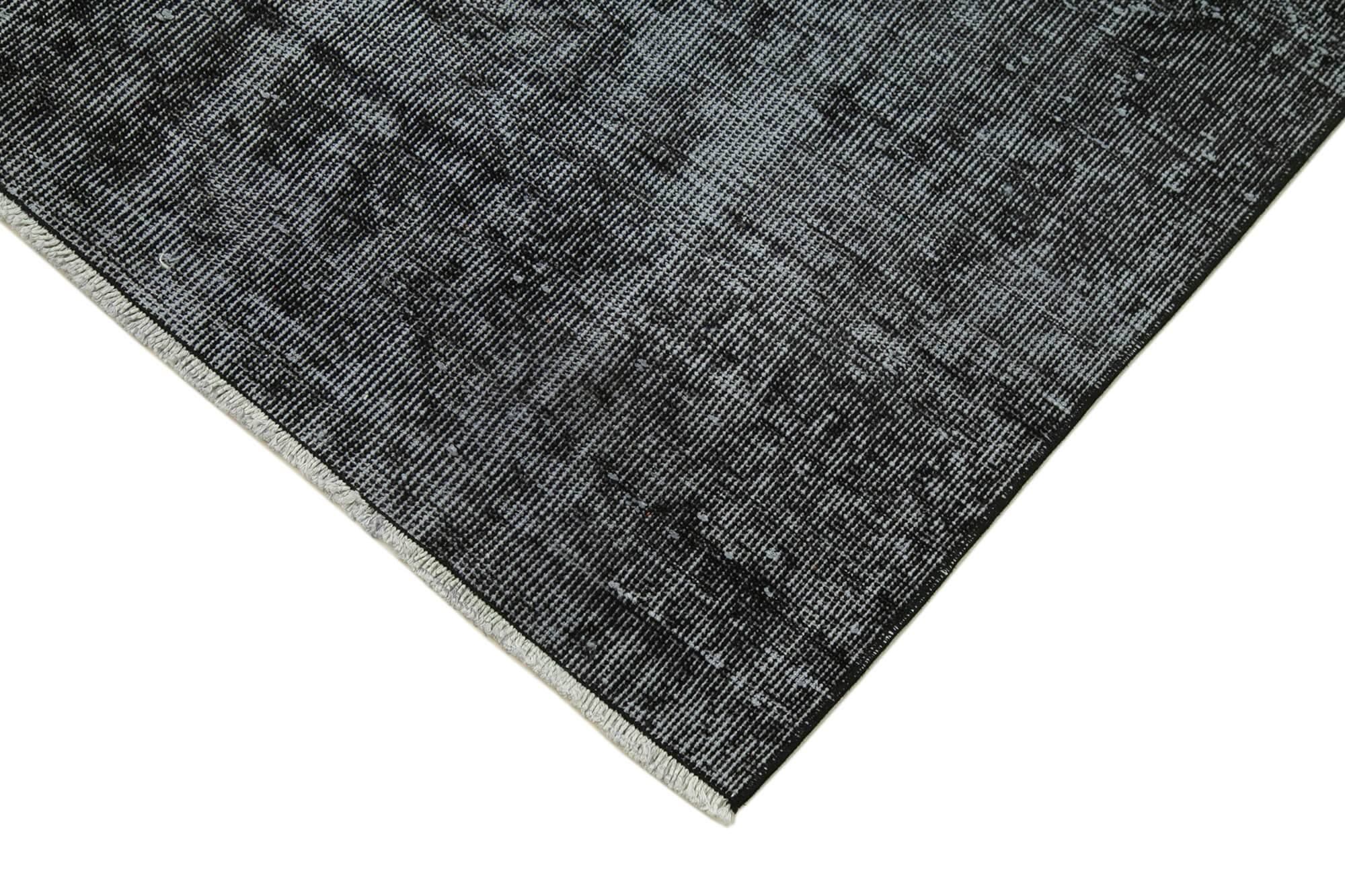 Vintage Wool Area Rug - Handmade Overdyed Turkish Cotton Wool Carpet 2'8''x9'11''