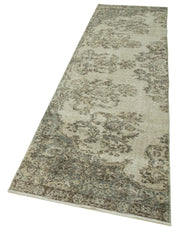 Vintage Handmade Area Rug – Overdyed Cotton Wool Carpet, Turkish Hand Knotted
