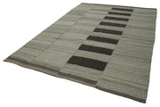 Handmade Wool Area Rug – Zollanvari Brown Modern Wool Rug 8'8''x11'11''