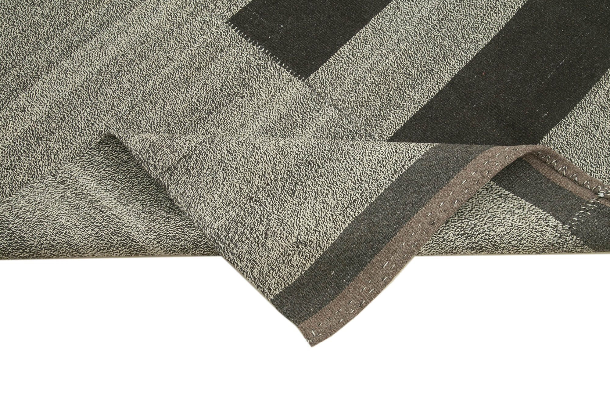 Handmade Wool Area Rug – Zollanvari Brown Modern Wool Rug 8'8''x11'11''