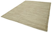 Handmade Wool Area Rug – Zollanvari Beige Modern Wool Rug 7x10 Feet