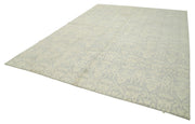 Handmade Wool Cotton Rug – Beige Geometric Pattern Rug | Durable Area Carpet 9'0''x11'10''