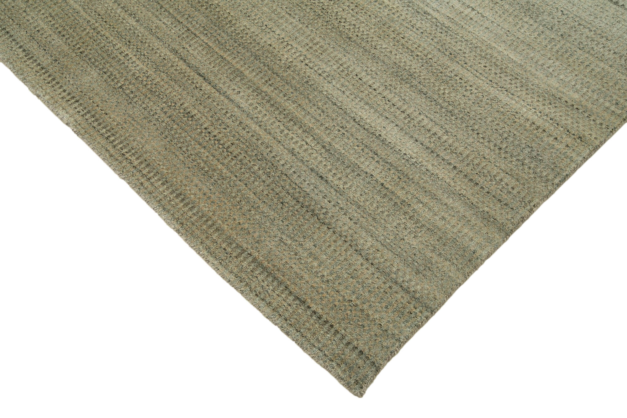 Handmade Wool Cotton Rug - Beige Geometric Area Rug | Soft Texture Durable Carpet