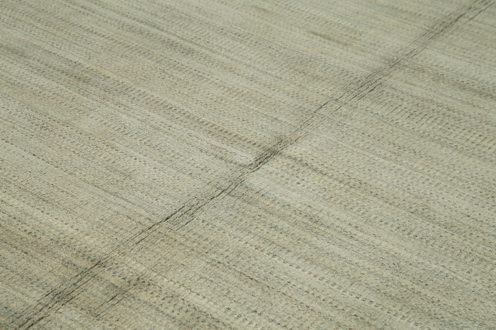 Handmade Wool Cotton Rug - Beige Geometric Area Rug | Soft Texture Durable Carpet