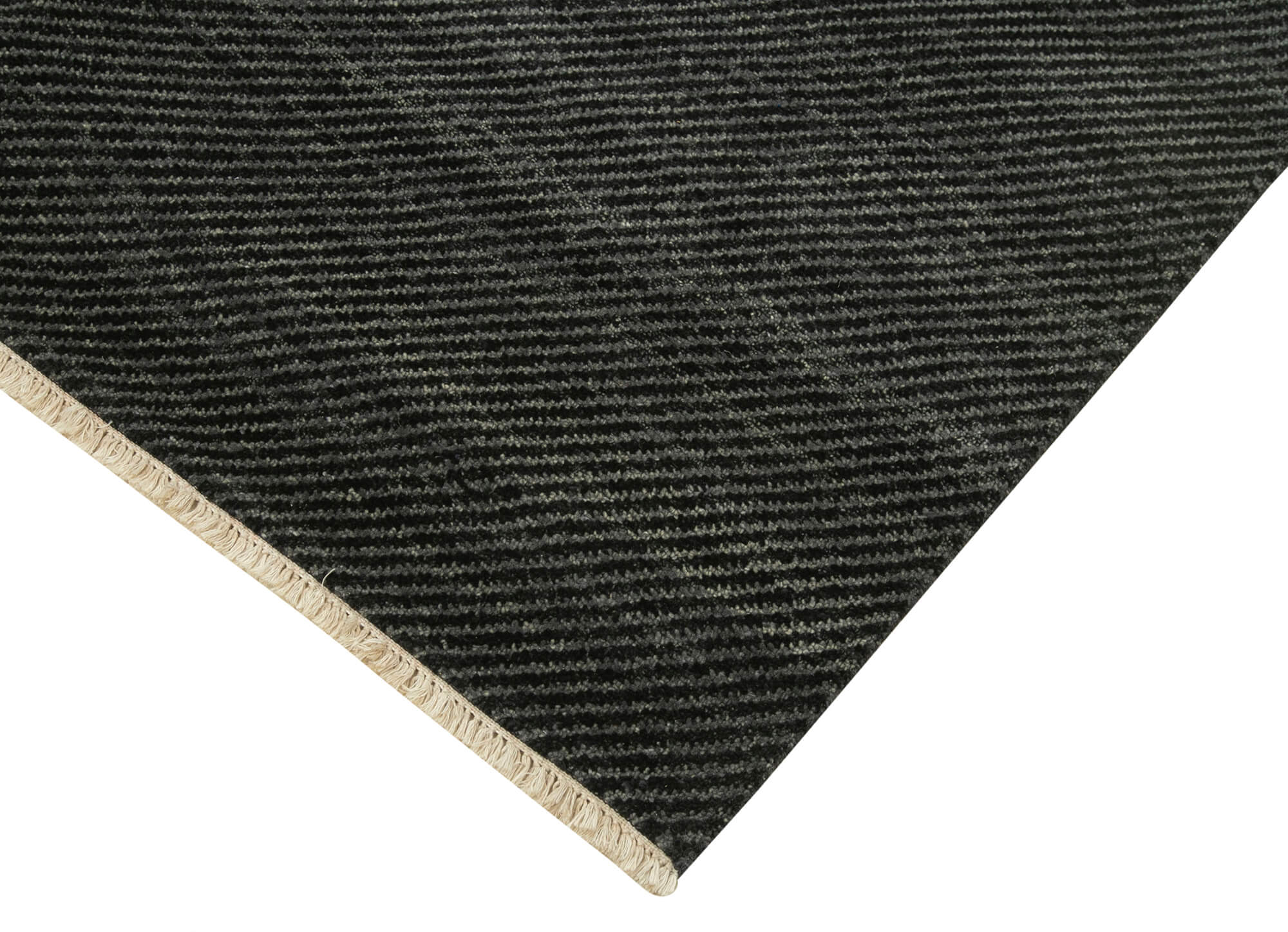 Handmade Wool Cotton Rug - Grey Geometric Area Rug 5'7'' x 8'1'' | Vintage Turkish Carpet