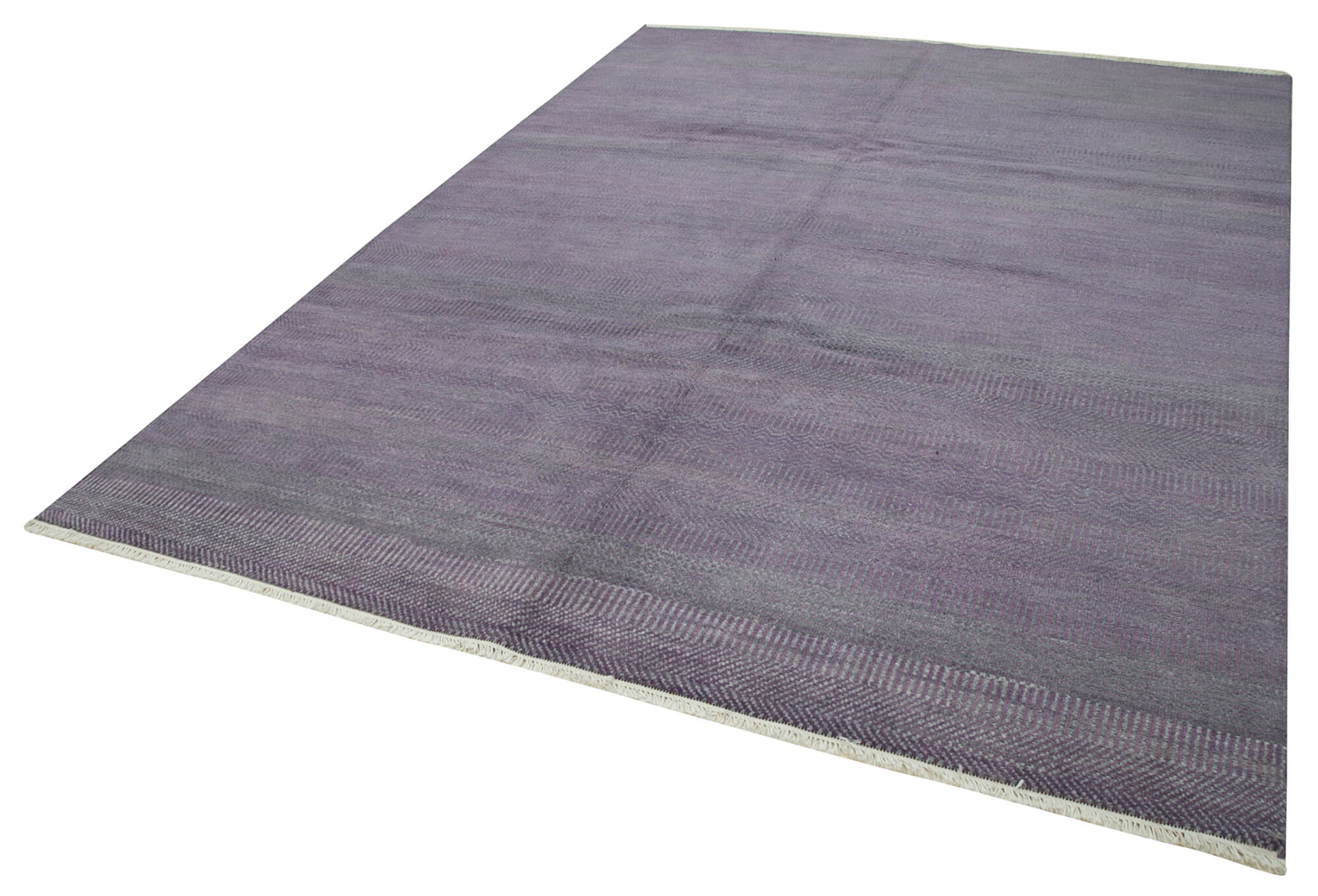 Handmade Wool Cotton Rug Featuring Vintage Turkish Carpet Design & Handwoven Geometric Pattern