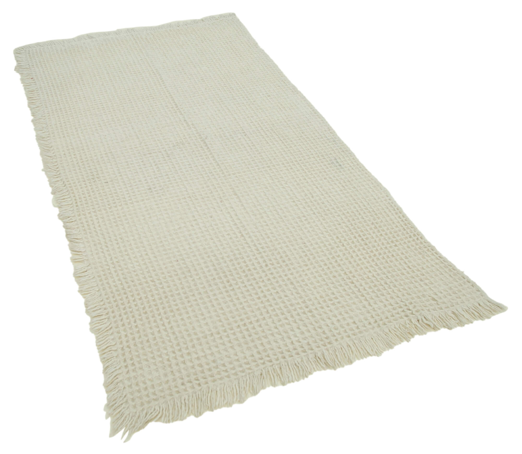 Handmade Area Rug – Durable Geometric Cotton Wool Floor Covering 3'7"x6'4"