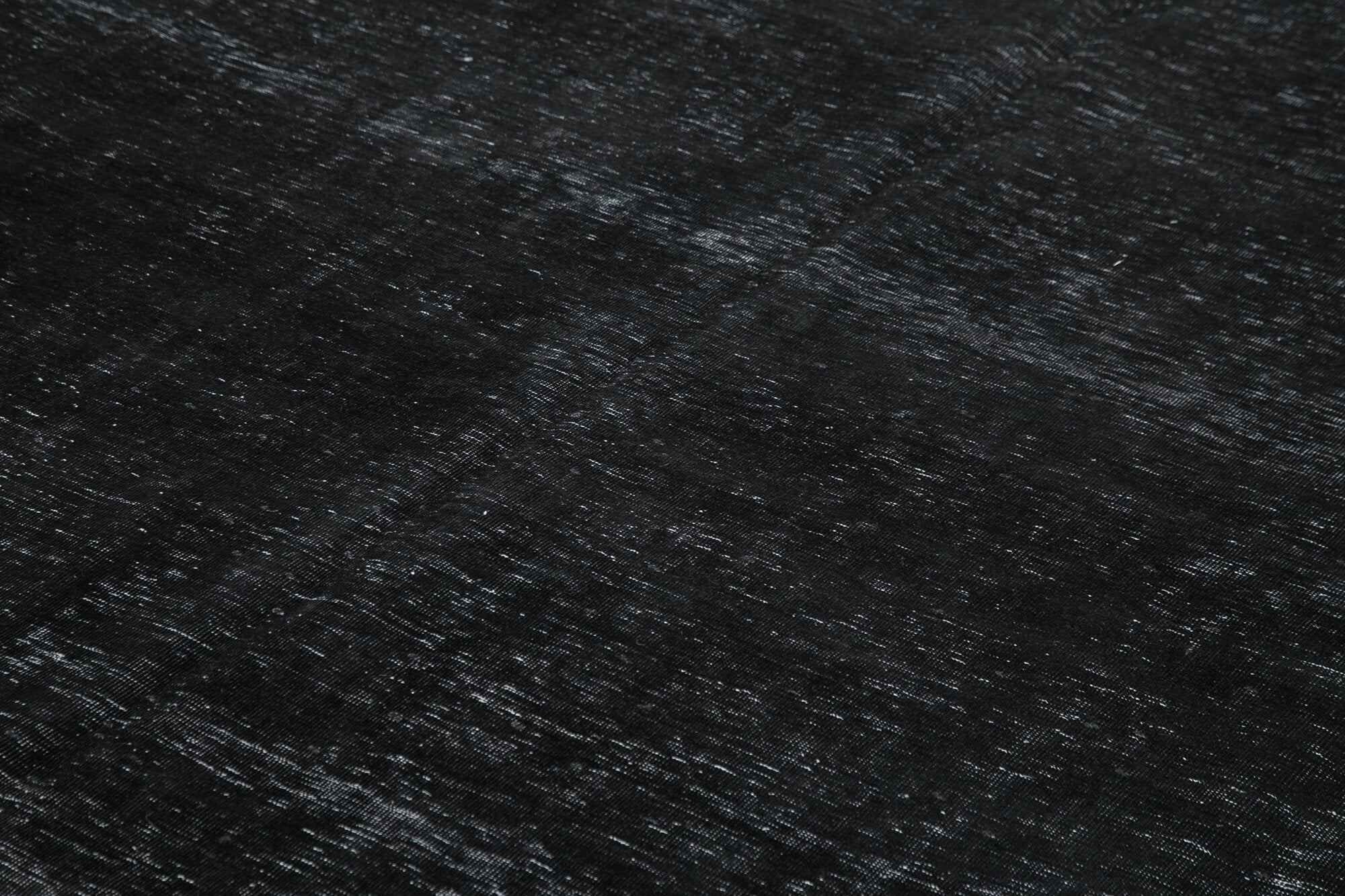 Handmade Area Rug | Persian Black Wool Cotton Classic Vintage Carpet 9'10"x13'1"