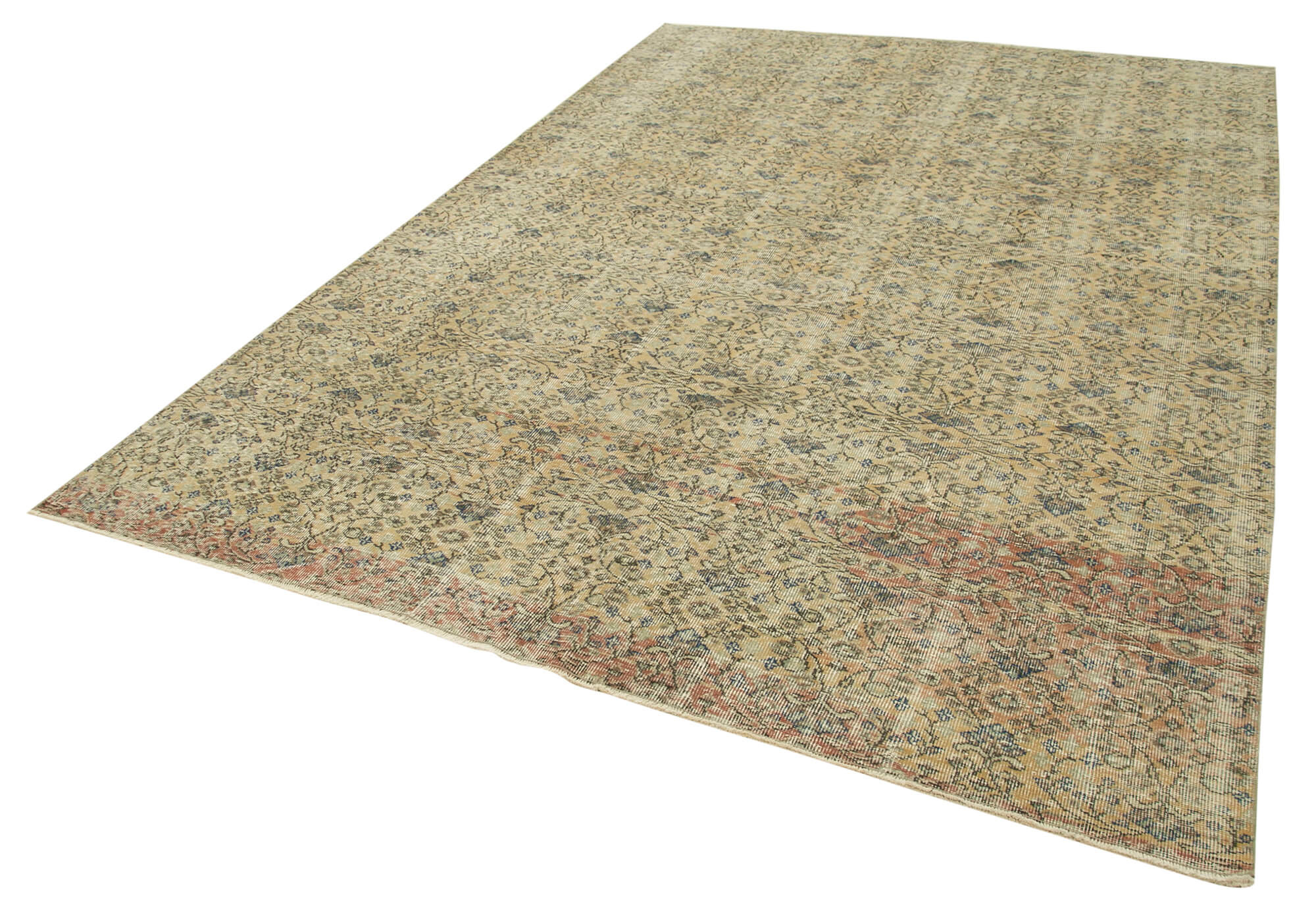 Vintage Cotton Wool Rug | Handwoven Floor Covering – Durable Living Room Rug