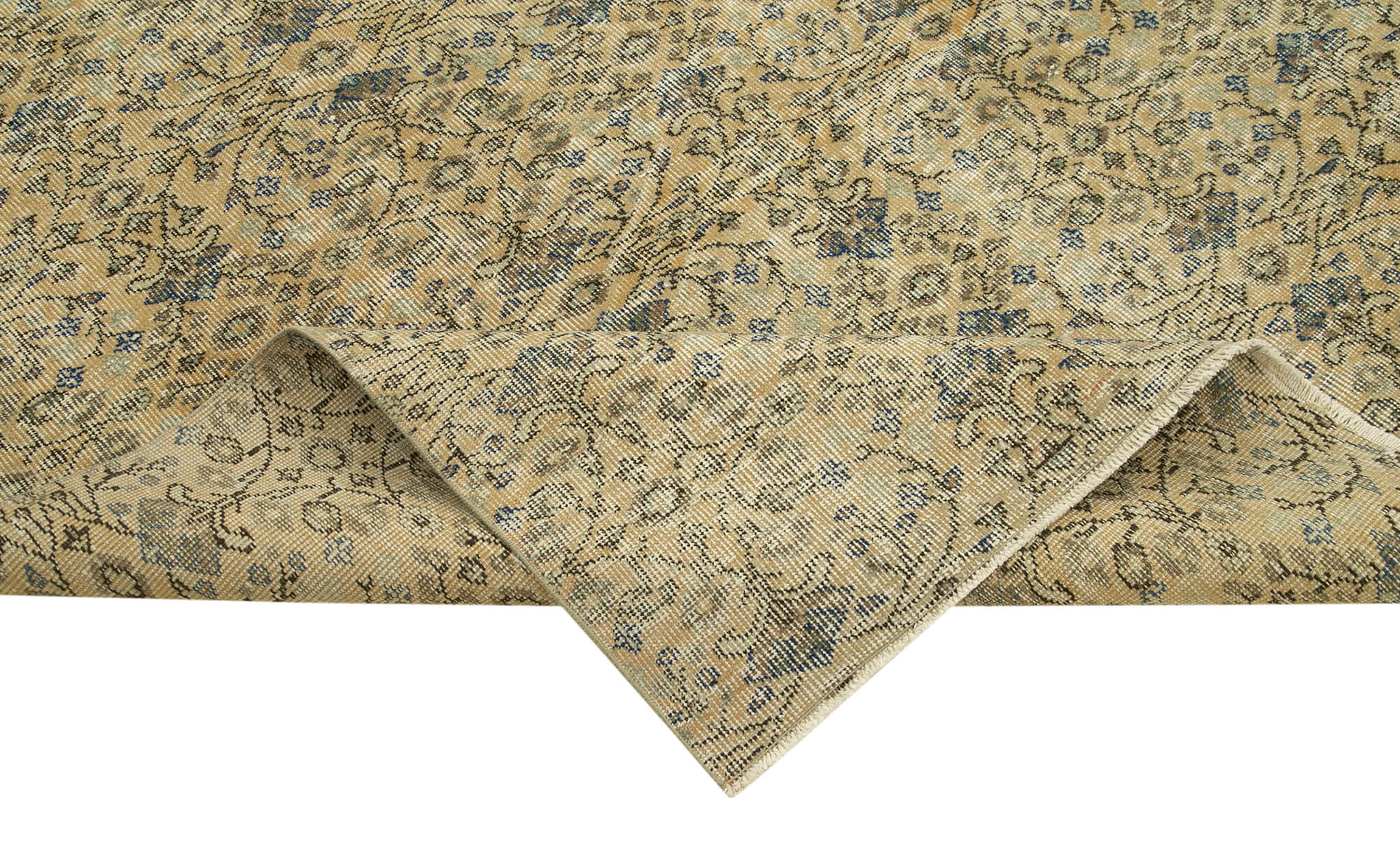 Vintage Cotton Wool Rug | Handwoven Floor Covering – Durable Living Room Rug