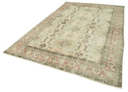 Vintage Cotton Wool Rug – Handmade Kayseri Area Rug 6'5'' x 10'3'' Beige Wool