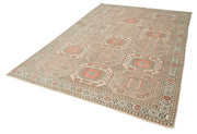 Handmade Vintage Area Rug – Kayseri Wool Cotton Blend, Traditional Hand Knotted 6'5''x9'6''