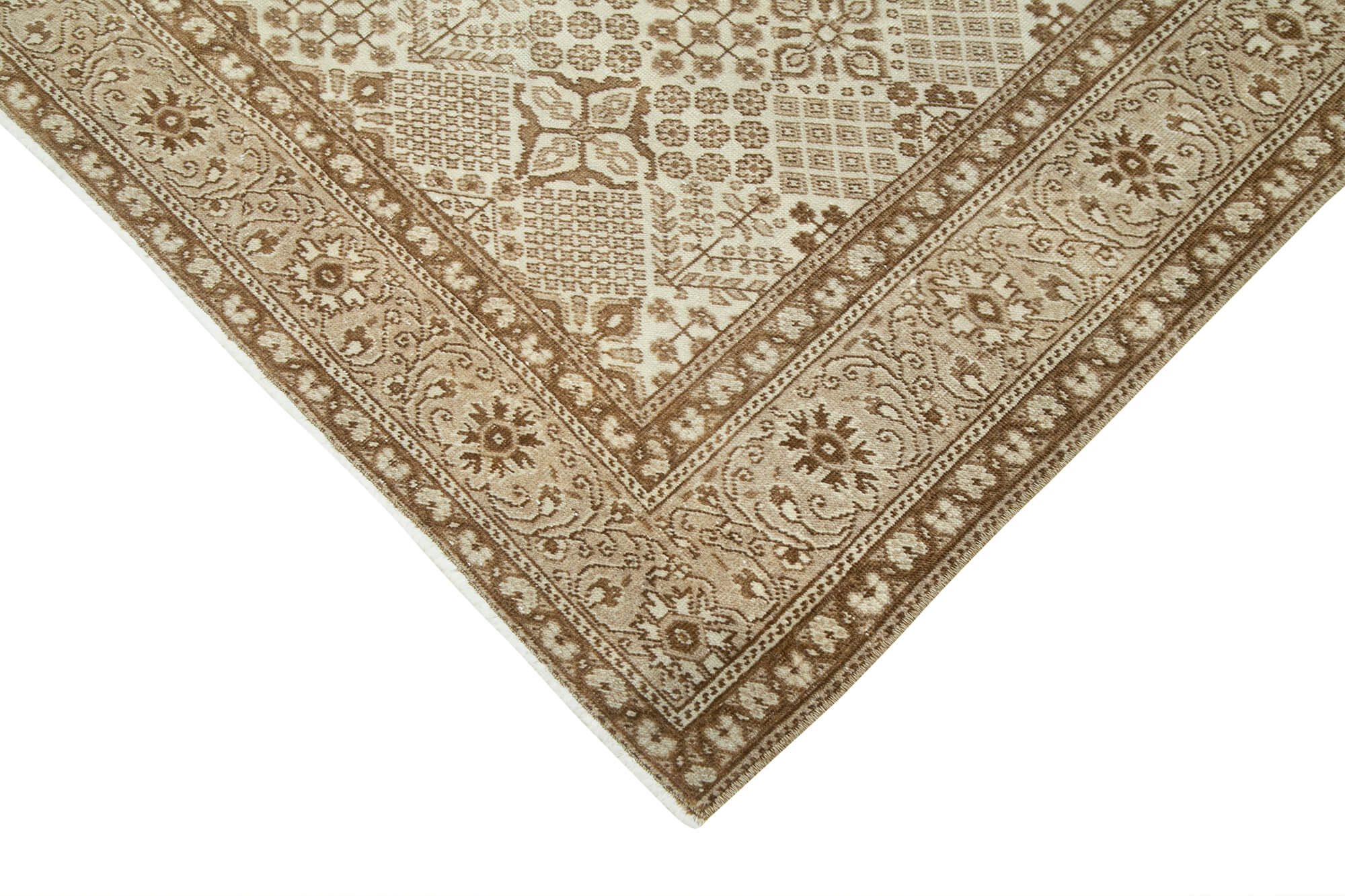 Vintage Wool Area Rug – Handmade Cotton Rug With Durable Cotton Weave & Soft Wool Texture